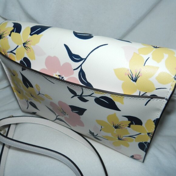 Kate Spade♠️Carson Lily💐Blooms Convertible Crossbody & Shoulder Bag♠️📦🏃🏻⚡🚚 - Picture 14 of 16